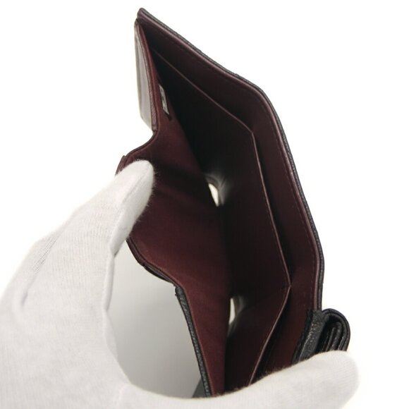 CHANEL Black Caviar Leather Logo Wallet - Picture 7 of 10